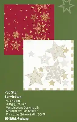 METRO Pap Star Servietten Angebot