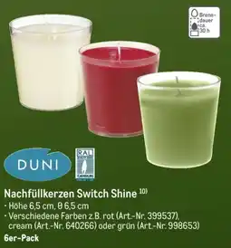 METRO Nachfüllkerzen Switch Shine DUNI Angebot