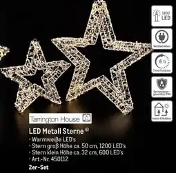 METRO Tarrington House LED Metall Sterne Angebot