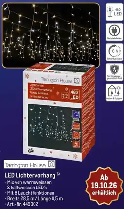 METRO Tarrington House LED Lichtervorhang Angebot