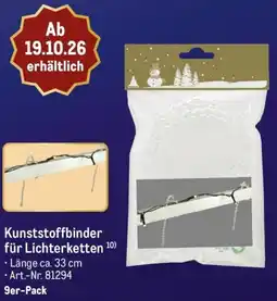 METRO Kunststoffbinder für Lichterketten Angebot