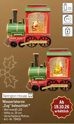 METRO Tarrington House Wasserlaterne „Zug“ beleuchtet Angebot