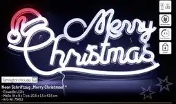 METRO Tarrington House Neon Schriftzug „Merry Christmas“ Angebot