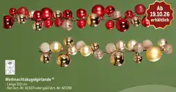 METRO DPI Weihnachtskugelgirlande Angebot