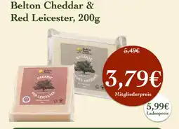 LPG Biomarkt Belton Cheddar & Red Leicester Angebot