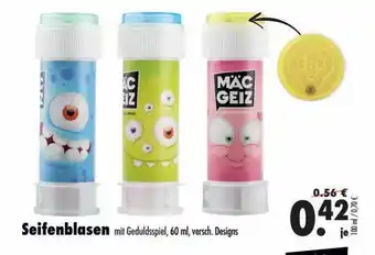 Mäc Geiz Seifenblasen Angebot