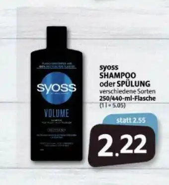 Markant Markt Syoss Shampoo Oder Spülung Angebot