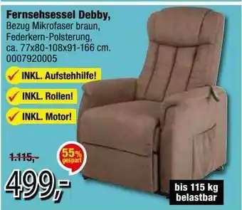 Opti Wohnwelt Fernsehsessel Debby Angebot