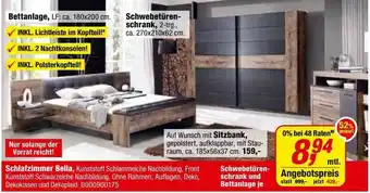 Opti Wohnwelt Schlafzimmer Bella Angebot