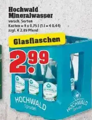 trinkgut Hochwald Mineralwasser Angebot