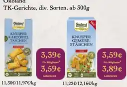 LPG Biomarkt Okoland Knusper Kartoffel Taschen Angebot