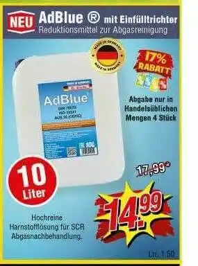 Wiglo Wunderland Adblue Mit Einfülltrichter Angebot