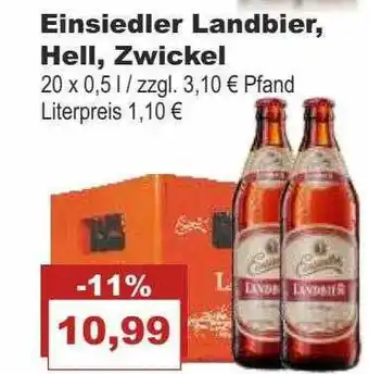 Bilgro Einsiedler Landbier, Hell, Zwickel Angebot