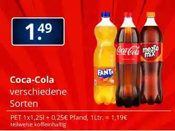 Sagasser Coca-Cola verschiedene Sorten Angebot