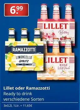 Sagasser Lillet oder Ramazzotti Angebot