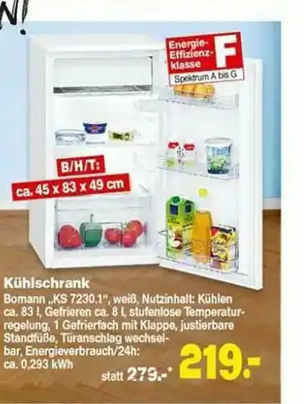 Repo Markt Kühlschrank Angebot