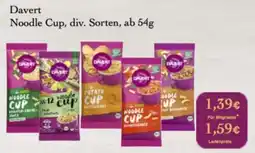 LPG Biomarkt Davert Noodle Cup Angebot