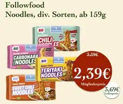 LPG Biomarkt Followfood Noodles Angebot