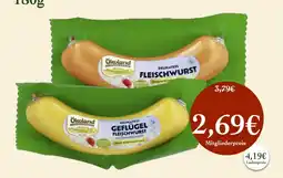 LPG Biomarkt Ökoland Fleischwurst Angebot