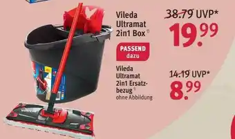 Rossmann Vileda Ultramat 2in1 Box Vileda Ultramat 2in1 Ersatzbezug Angebot