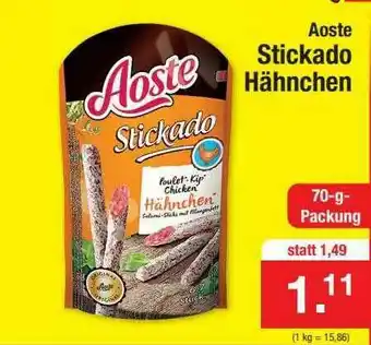 Zimmermann Aoste Stickado Hähnchen Angebot