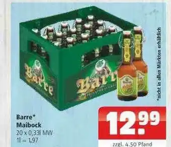 Getränkehaus Barre Maibock Angebot