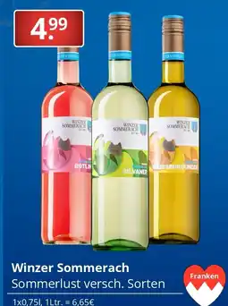 Sagasser Winzer Sommerach Sommerlust versch. Sorten Angebot