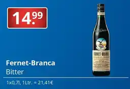 Sagasser Fernet-Branca Bitter Angebot