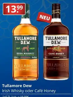 Sagasser Tullamore Dew Irish Whisky oder Café Honey Angebot