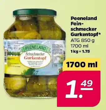 NETTO Peeneland Feinschmecker Gurkentopf 1700ml Angebot