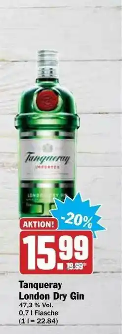 dodenhof Tanqueray London Dry Gin Angebot