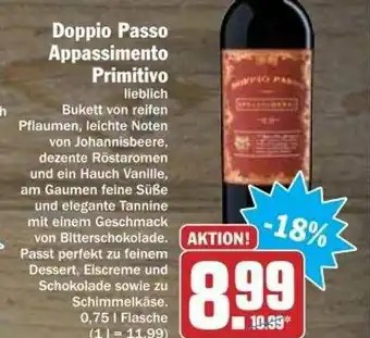 dodenhof Doppio Passo Appassimento Primitivo Angebot