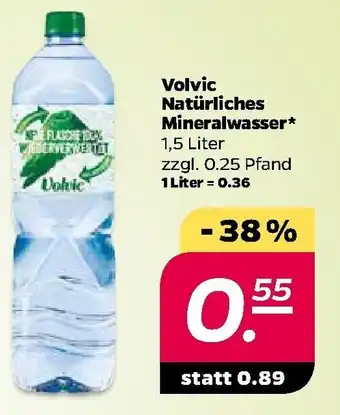 NETTO Volvic Natürliches Mineralwasser 1,5L Angebot