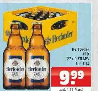 Getränkehaus Herforder Pils Angebot