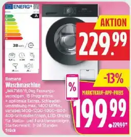 Marktkauf Bomann Waschmaschine Angebot