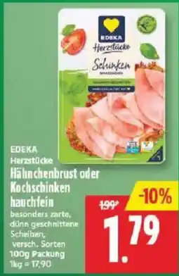 Marktkauf EDEKA Herzstücke Schinken Angebot