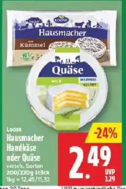 Marktkauf Loose Hausmacher Quäse Angebot
