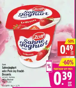 Marktkauf Zott Sahnejoghurt Angebot