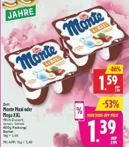 Marktkauf Zott Monte Maxi Angebot