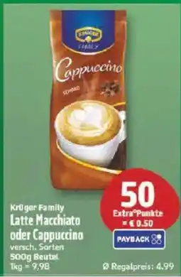 Marktkauf Krüger Family Cappuccino Angebot