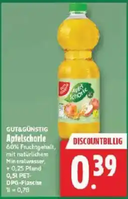 Marktkauf Apfelschorle Angebot