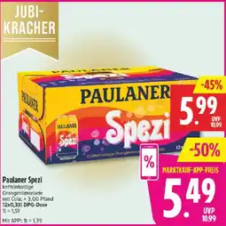 Marktkauf Paulaner Spezi Angebot