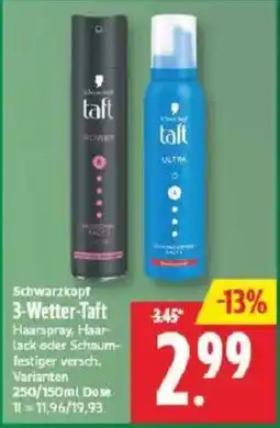 Marktkauf Schwarzkopf 3-Wetter-Taft Angebot