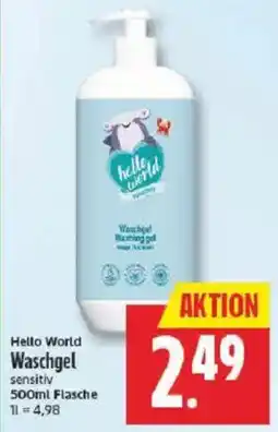 Marktkauf Hello World Waschgel sensitiv Angebot