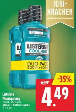 Marktkauf Listerine Mundspülung Cool Mint Angebot