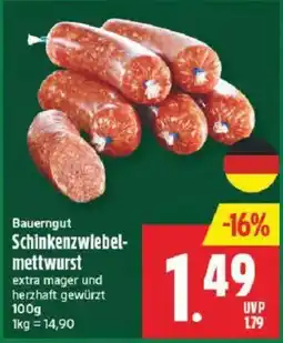 Marktkauf Bauerngut Schinkenzwiebel-mettwurst Angebot