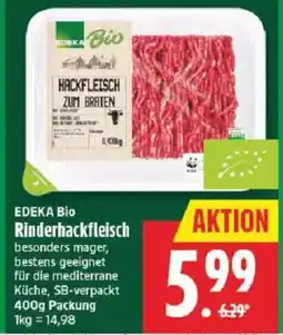 Marktkauf EDEKA Bio Rinderhackfleisch Angebot