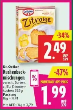 Marktkauf Dr. Oetker Zitrone Angebot