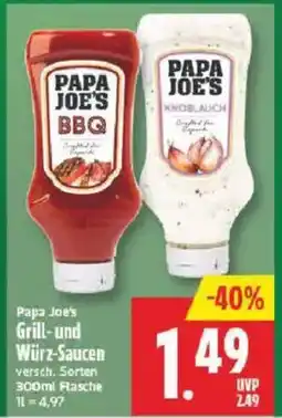 Marktkauf Papa Joe's Grill- und Würz-Saucen Angebot