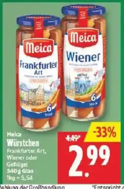 Marktkauf Meica Würstchen Angebot